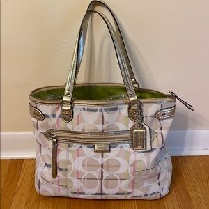 Coach multi-color Tote